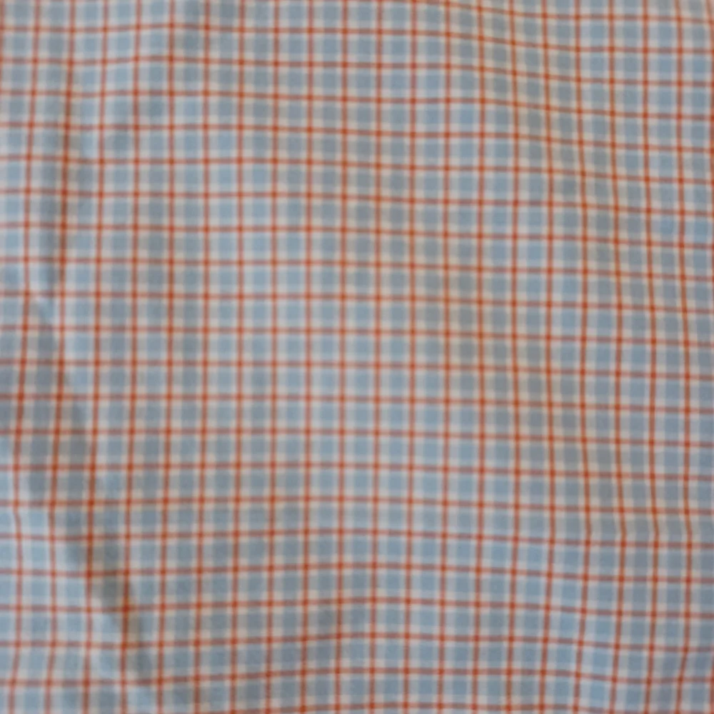Banana Republic mens Camden Fit button up dress shirt size Medium Orange Blue